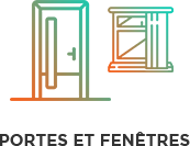 Pictogramme Portes et fenêtres Menuiserie du Vignoble